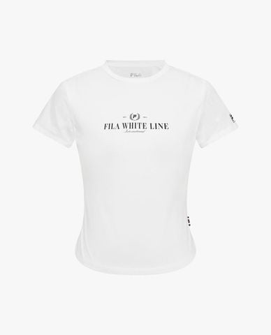  FILA - Áo thun nữ cổ tròn tay ngắn Sorona Tennis Graphic 