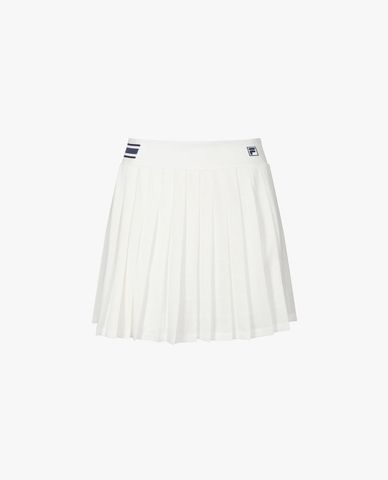  FILA - Chân váy thể thao mini xếp li phối logo 
