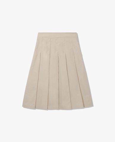  FILA - Chân váy xếp li midi lưng thun 