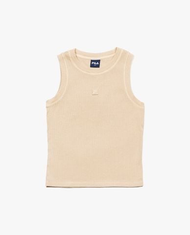  FILA - Áo ba lỗ nữ dệt kim phom ôm Basic Vintage 
