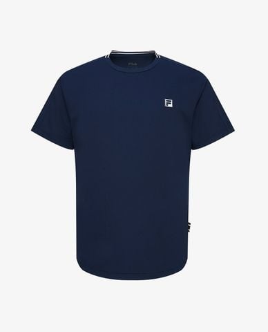  FILA - Áo thun unisex cổ tròn tay ngắn Tennis Repike 