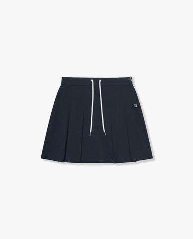  FILA - Chân váy xếp li mini phối dây rút 
