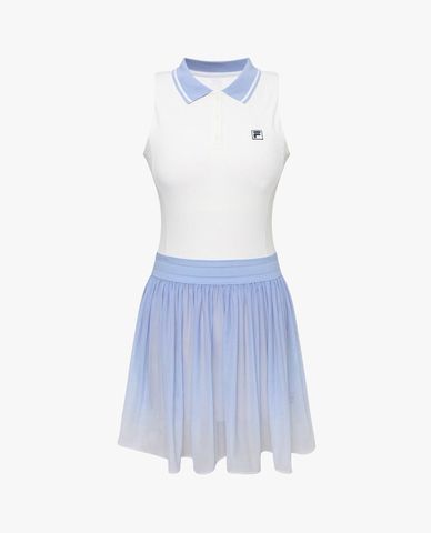  FILA - Đầm thể thao mini cổ bẻ sát nách 