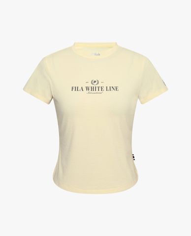  FILA - Áo thun nữ cổ tròn tay ngắn Sorona Tennis Graphic 
