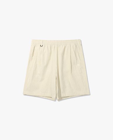  FILA - Quần short unisex ống rộng kẻ sọc 