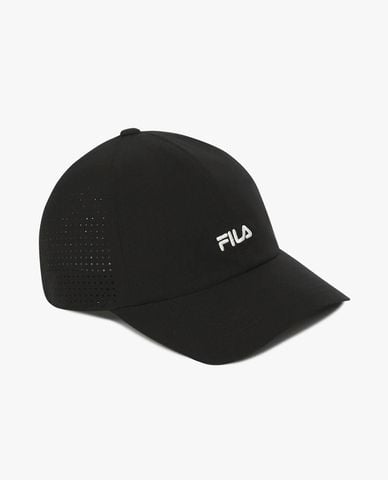  FILA - Nón bóng chày unisex thêu logo phối lưới 