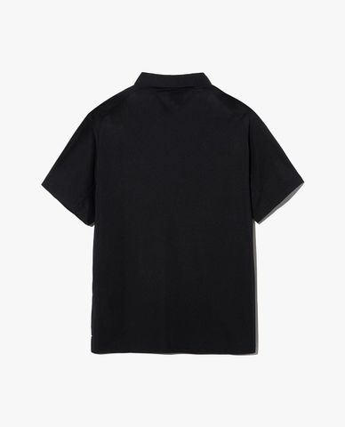  FILA - Áo polo unisex cổ bẻ tay ngắn Polypiqué Collar 