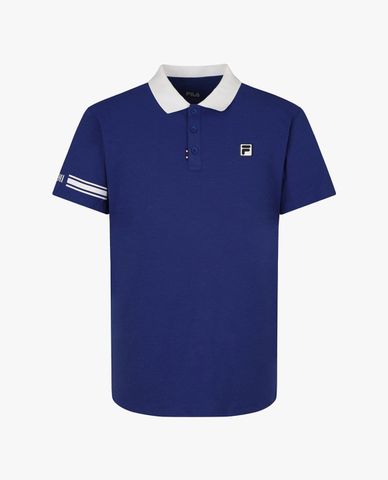  FILA - Áo polo unisex cổ bẻ tay ngắn Sorona 