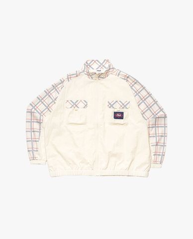  FILA - Áo khoác gió unisex cổ cao tay dài DNA 