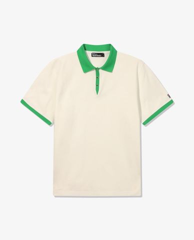  FILA - Áo polo unisex cổ bẻ tay ngắn 