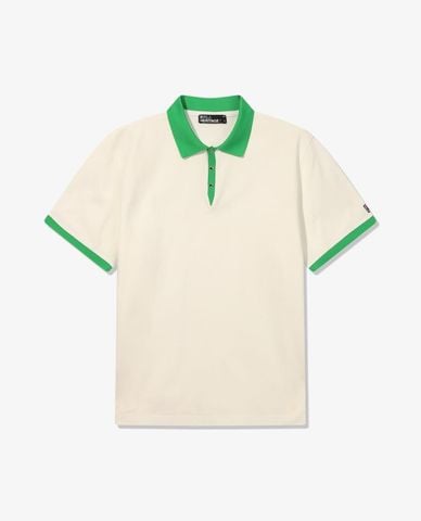  FILA - Áo polo unisex cổ bẻ tay ngắn 