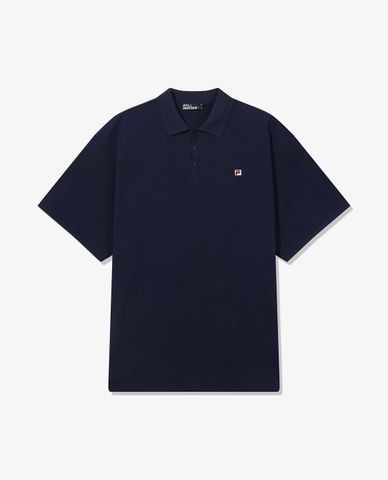  FILA - Áo polo unisex cổ bẻ tay ngắn Indirizzo 