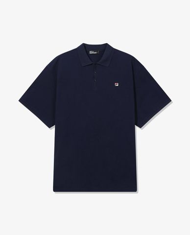  FILA - Áo polo unisex cổ bẻ tay ngắn Indirizzo 