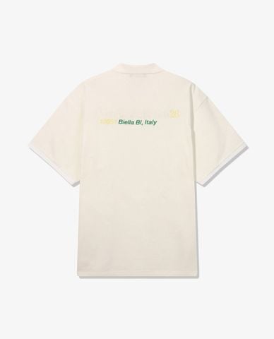 FILA - Áo polo unisex cổ bẻ tay ngắn Indirizzo 