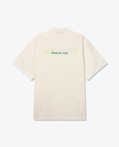  FILA - Áo polo unisex cổ bẻ tay ngắn Indirizzo 
