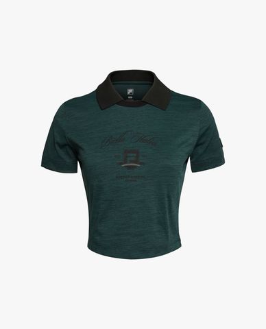  FILA - Áo polo nữ tay ngắn phom ôm Origin Match 