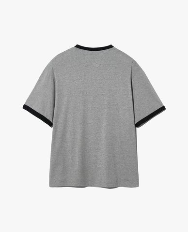  FILA - Áo thun unisex cổ tròn tay ngắn Track & Field Graphic Ringerty 