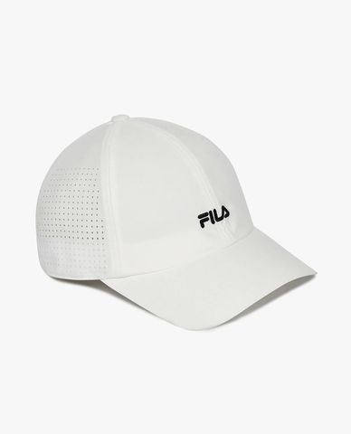  FILA - Nón bóng chày unisex thêu logo phối lưới 