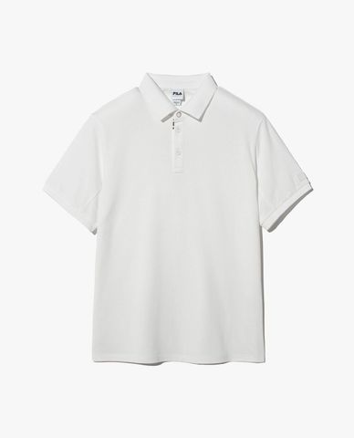  FILA - Áo polo unisex cổ bẻ tay ngắn Basic Cotton Pique 