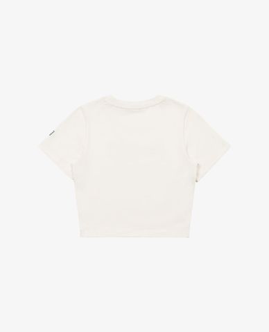  FILA - Áo croptop nữ cổ tròn tay ngắn Tennis Heritage 