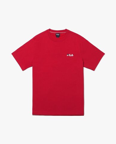  FILA - Áo thun unisex cổ tròn tay ngắn Small Linear 