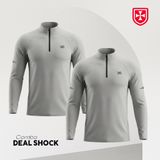  COMBO 2 Áo Thun Dài Tay Công Nghệ Giữ Nhiệt - Heattee UQ 