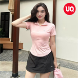  Áo Thun Thể Thao Nữ Zip Polo Tee - UQ DRY 