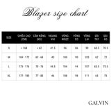  Blazer cao cấp 3 lớp Relax Fit Basic - Đen 