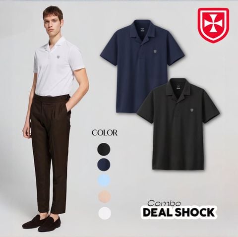 Áo Polo Nam Thể Thao Cổ Vest - UQ DRY