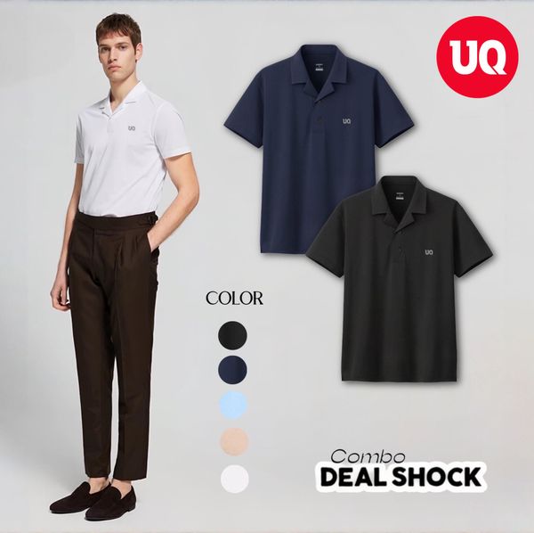  Áo Polo Nam Thể Thao Cổ Vest - UQ DRY 