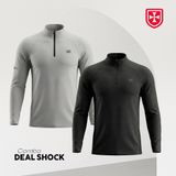  COMBO 2 Áo Thun Dài Tay Công Nghệ Giữ Nhiệt - Heattee UQ 