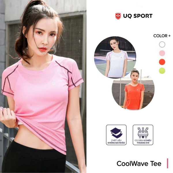  Áo Thun Thể Thao Nữ CoolWeave - UQDRY 