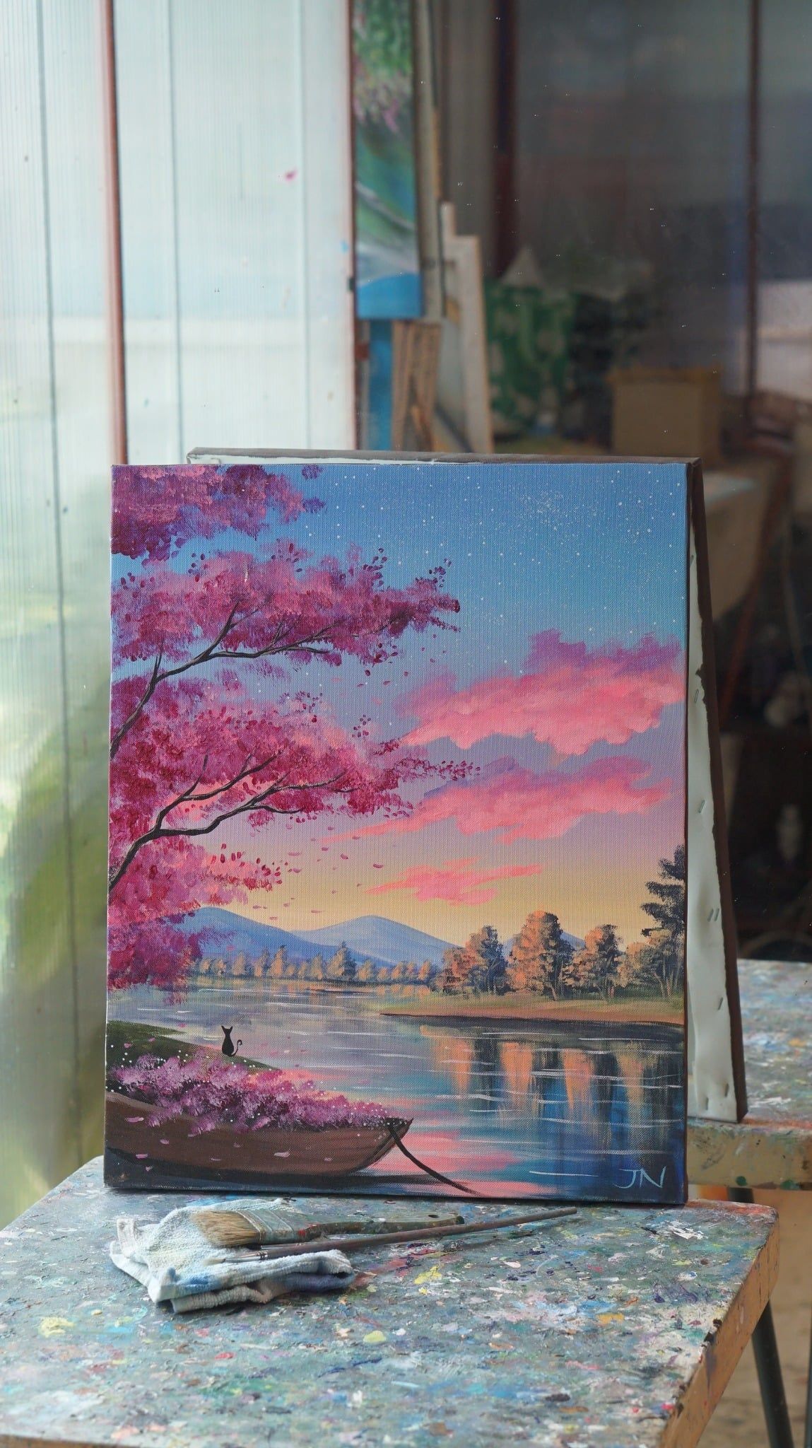  Những ngày mộng mơ - Workshop vẽ tranh màu acrylic 