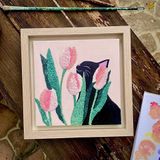  Little Joy - Workshop vẽ tranh acrylic kết hợp bồi giấy 