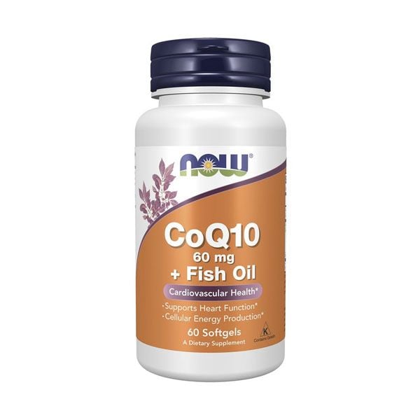 Now CoQ10 60mg + Fish Oil 60 Viên