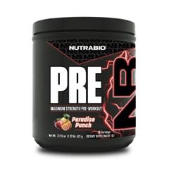 Nutrabio Pre Workout Stim Free 614g, 20 Servings