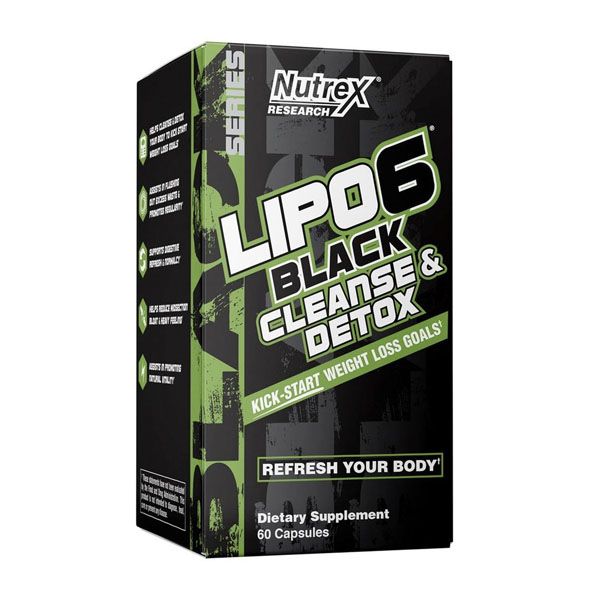Nutrex Lipo 6 Black Cleanse Detox 60 Viên