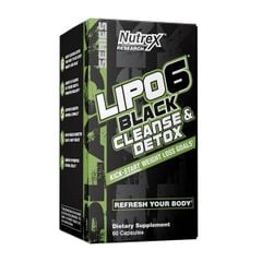 Nutrex Lipo 6 Black Cleanse Detox 60 Viên