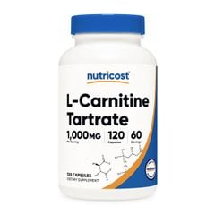 Nutricost L Carnitine Tartrate 1000mg 120 Capsules