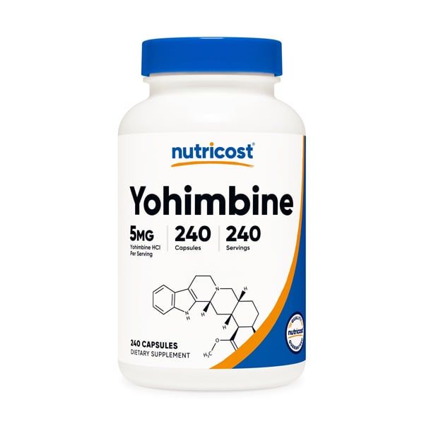 Nutricost Yohimbine 5mg HCl 240 Capsules