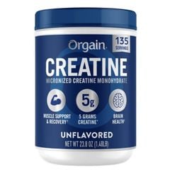 Orgain Micronized Creatine Monohydrate Unflavored 675g, 135 Servings