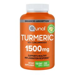 Qunol Turmeric 1500mg 220 Capsules