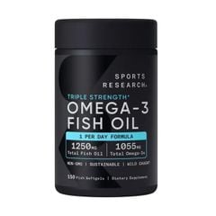 Sports Research Omega 3 Fish Oil 1250mg 150 Softgels