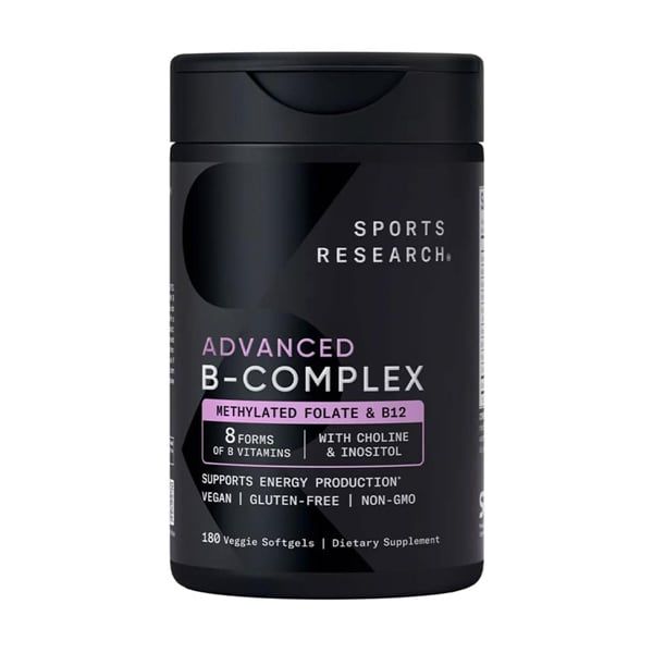 Sports Research Advanced B Complex 180 Softgels