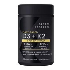 Sports Research Vitamin D3 K2