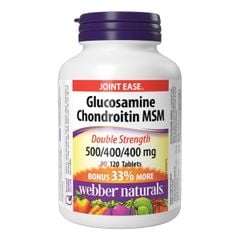 Webber Naturals Glucosamine Chondroitin MSM 120 Viên