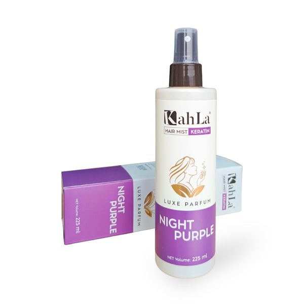 Nước hoa dưỡng tóc Keratin - Hương nước hoa Night Purple - Xịt dưỡng hương nước hoa nữ tính, quyến rũ