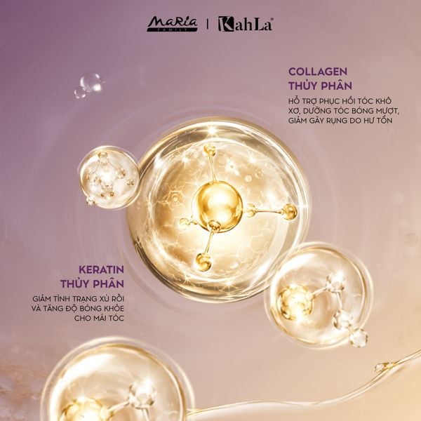 Xịt dưỡng tóc KahLa Keratin thơm tóc, dưỡng ẩm - Hương nước hoa Night Purple 225ml