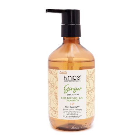 Dầu gội Tinh dầu Gừng hiNICE - Dầu gội giảm gàu ngứa, làm ấm da đầu và kích thích mọc tóc