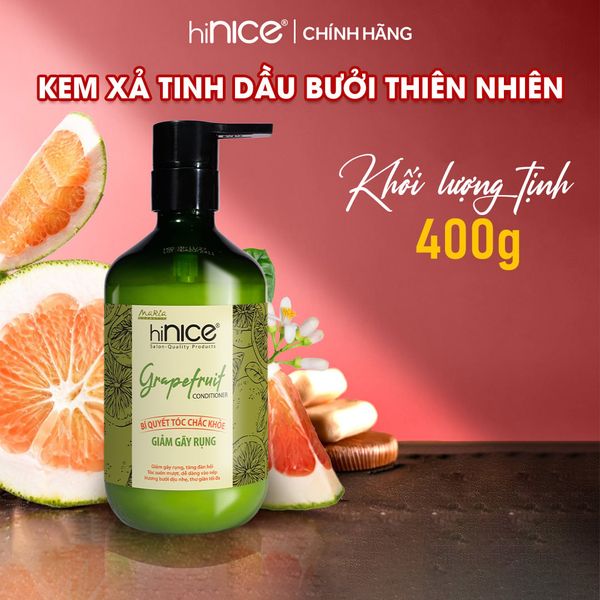 Kem xả hiNICE dưỡng tóc mềm mượt - Kem xả Tinh dầu Bưởi thiên nhiên